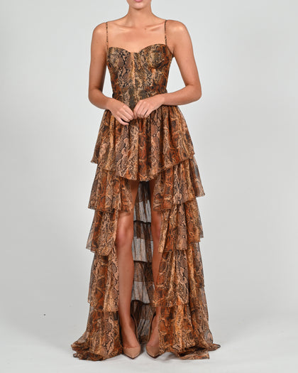 Dolce Frill Dress in Python