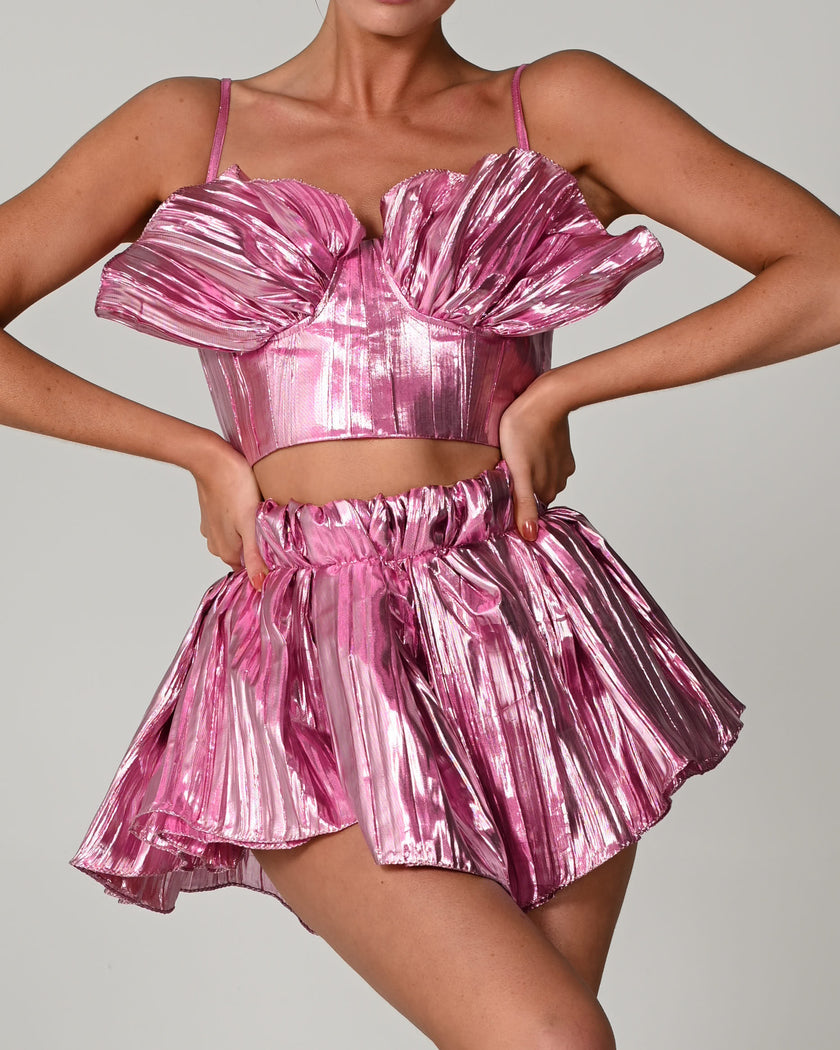 Shelby Corset in Pink
