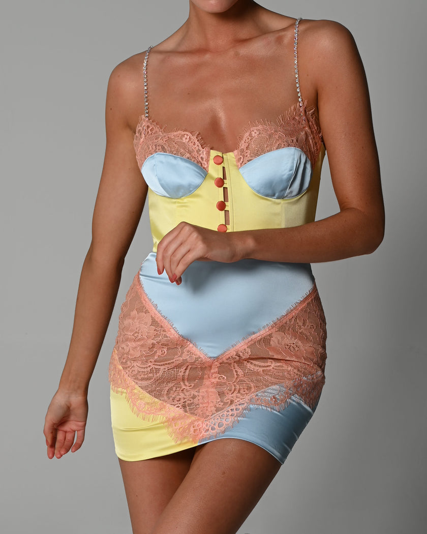 Dolce Mini Dress in Citrus