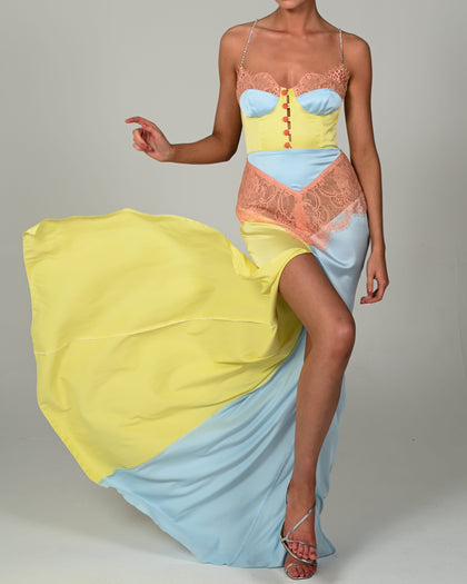 Dolce Maxi Dress in Citrus