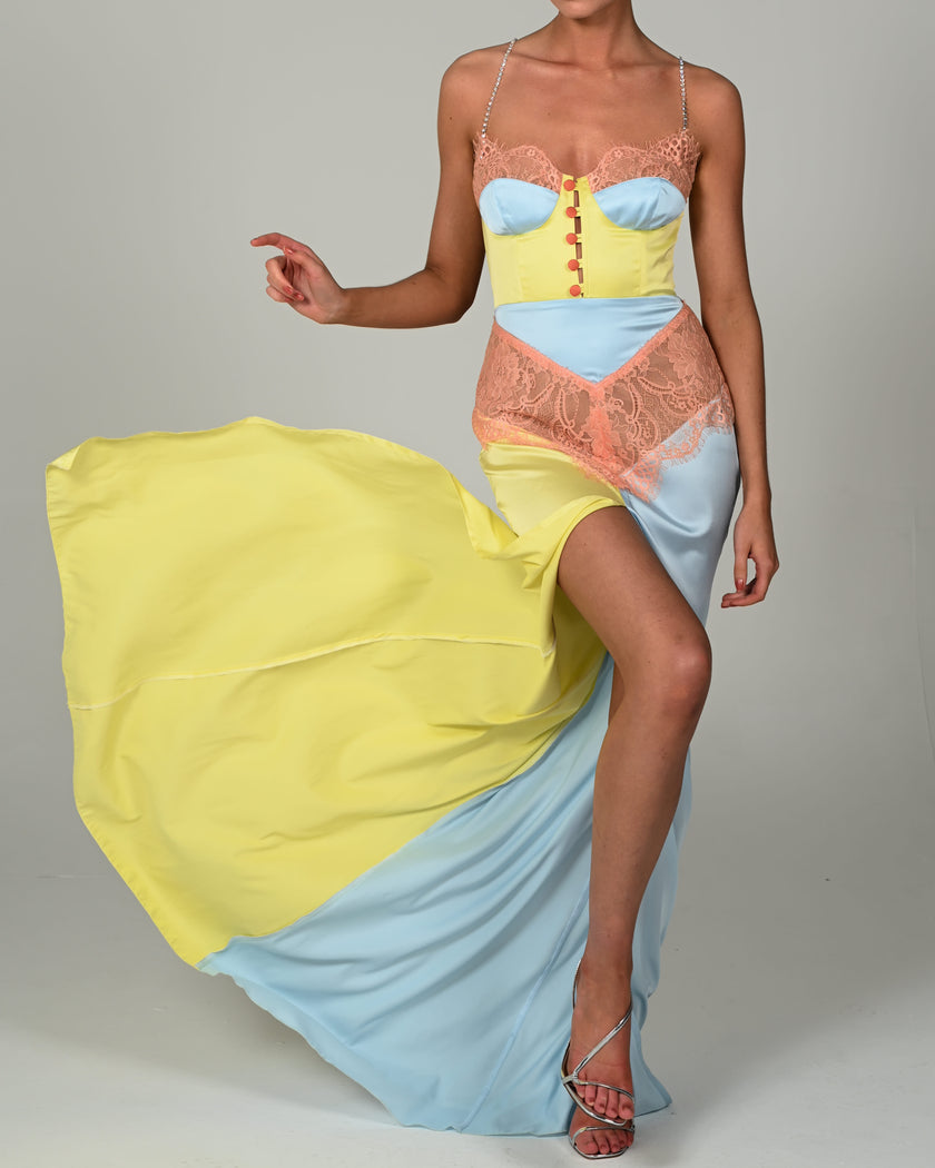 Dolce Maxi Dress in Citrus