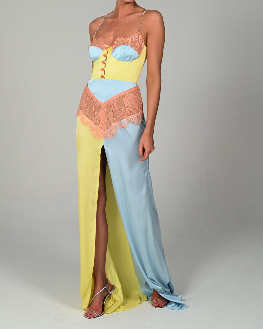 Dolce Maxi Dress in Citrus