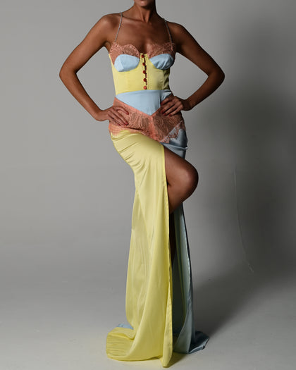 Dolce Maxi Dress in Citrus
