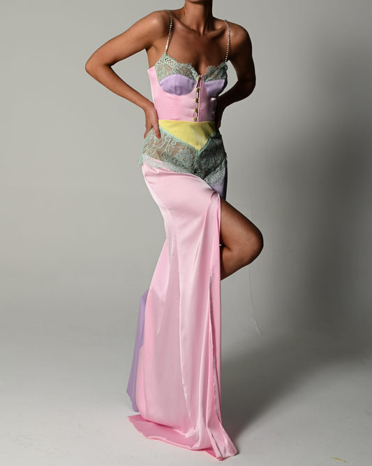 Dolce Maxi Dress in Tutti Frutti Sample Sale