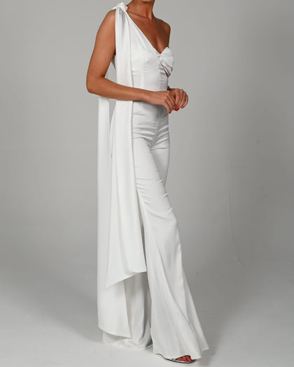 Anthia Jumpsuit in Ivory