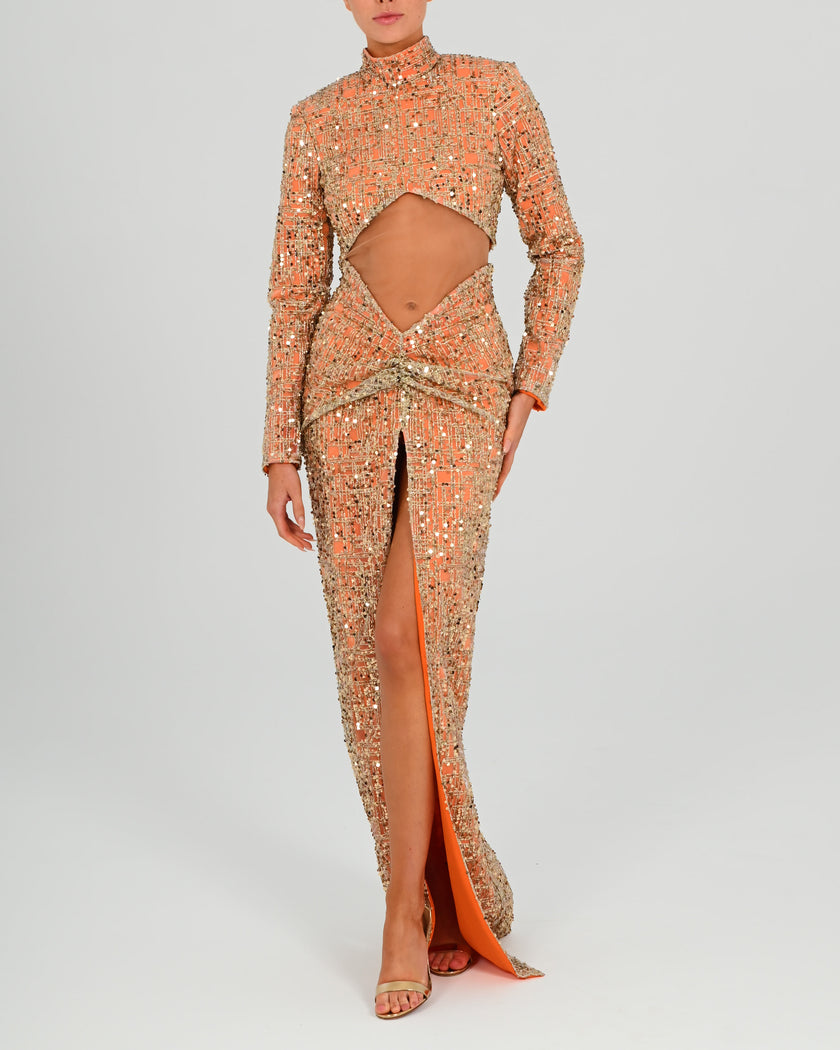 Tika Top in Golden Tangerine