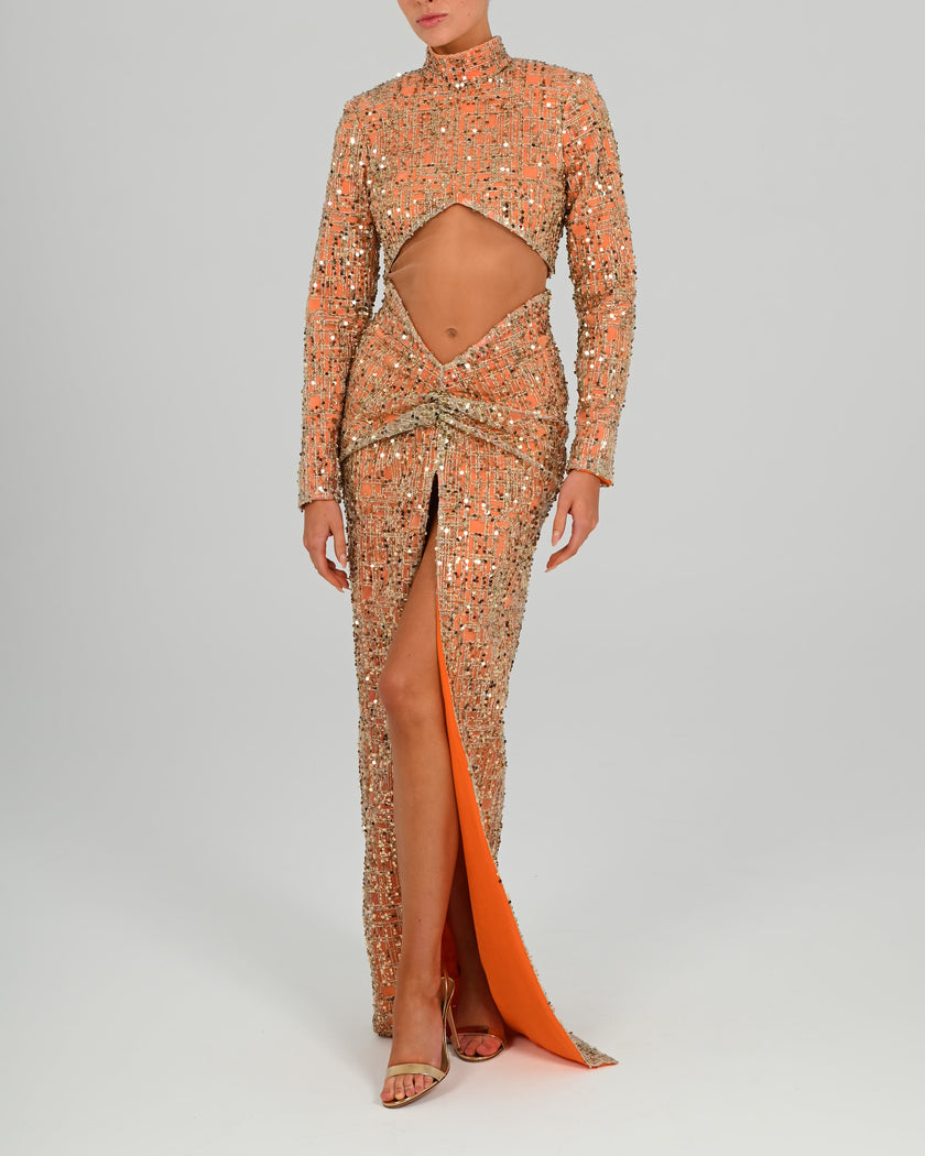 Tika Top in Golden Tangerine