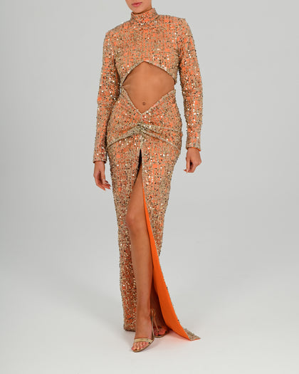 Tika Top in Golden Tangerine