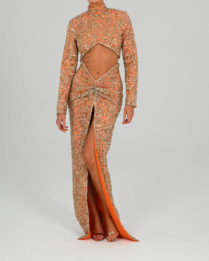 Tika Top in Golden Tangerine
