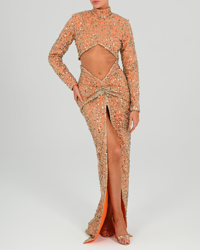 Tika Top in Golden Tangerine