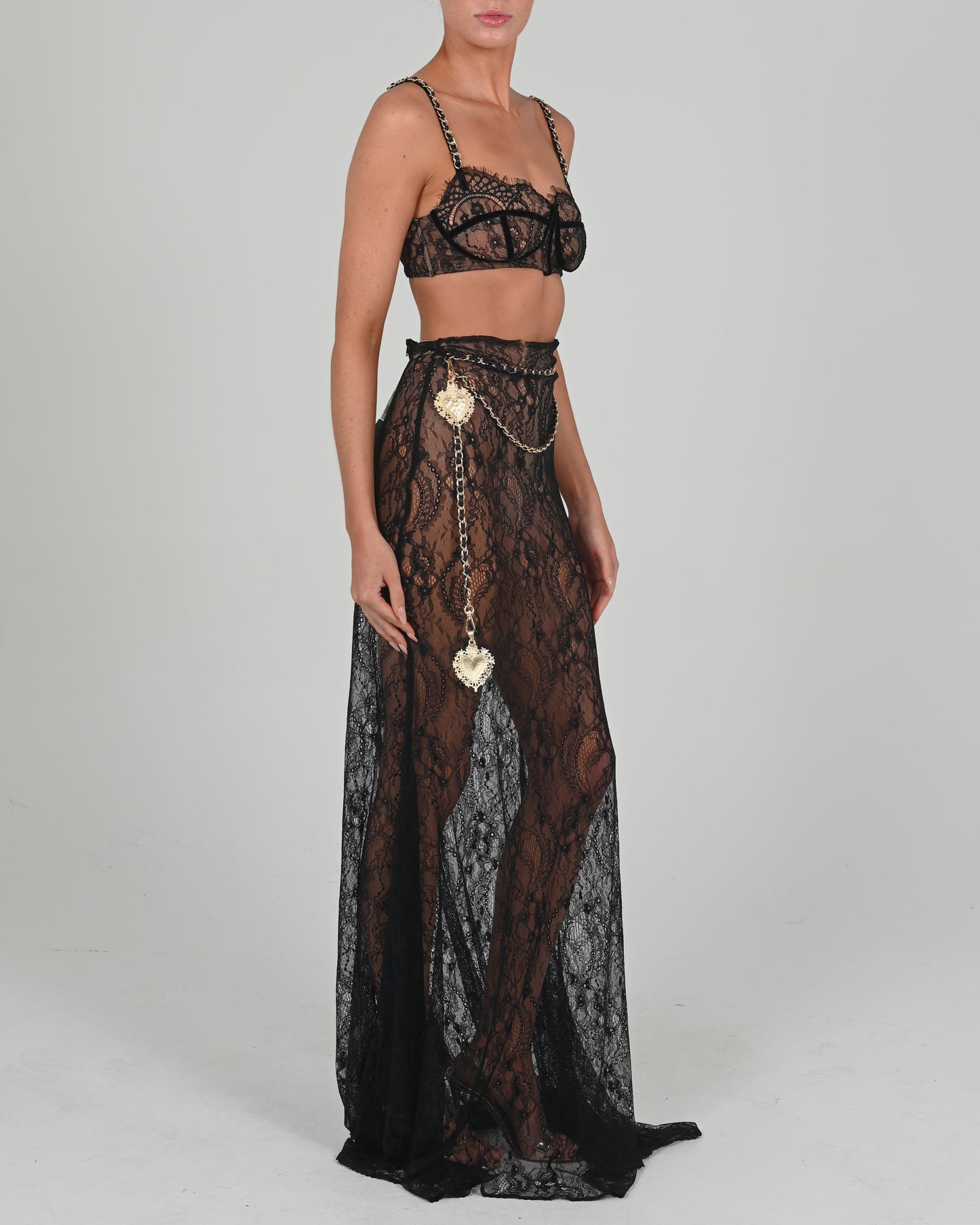 Francesca Maxi Skirt in Black