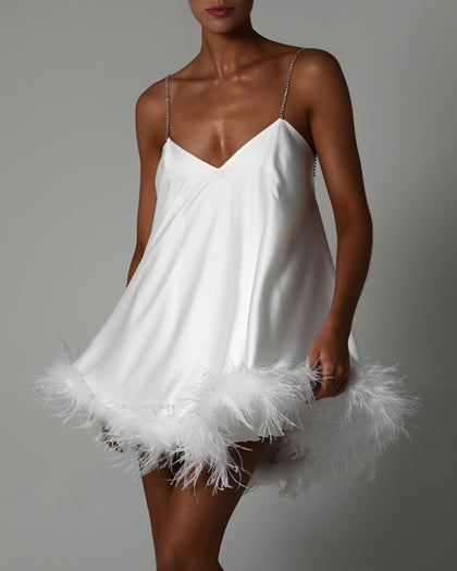 Khloe Dress in Ivory