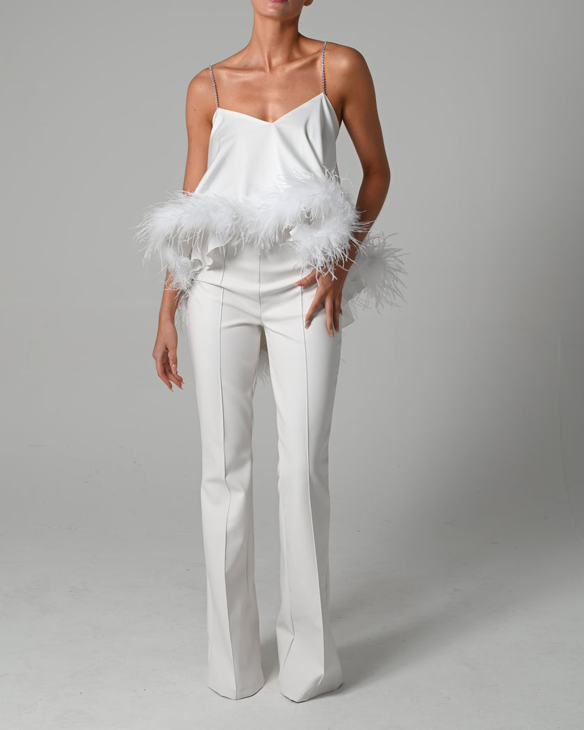 Khloe Top in Ivory