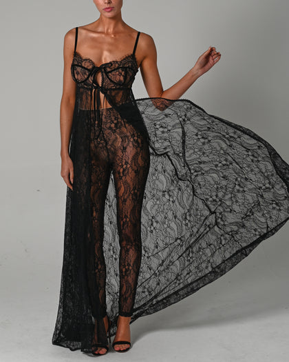 Cieran Set in Black Lace