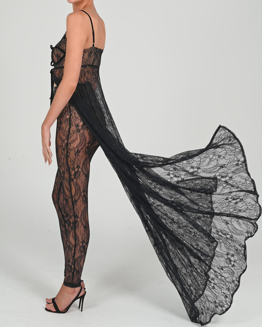 Cieran Set in Black Lace