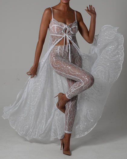 Cieran Set in White Lace