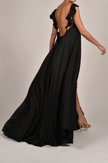 Krista Kaftan and Shorts in Black