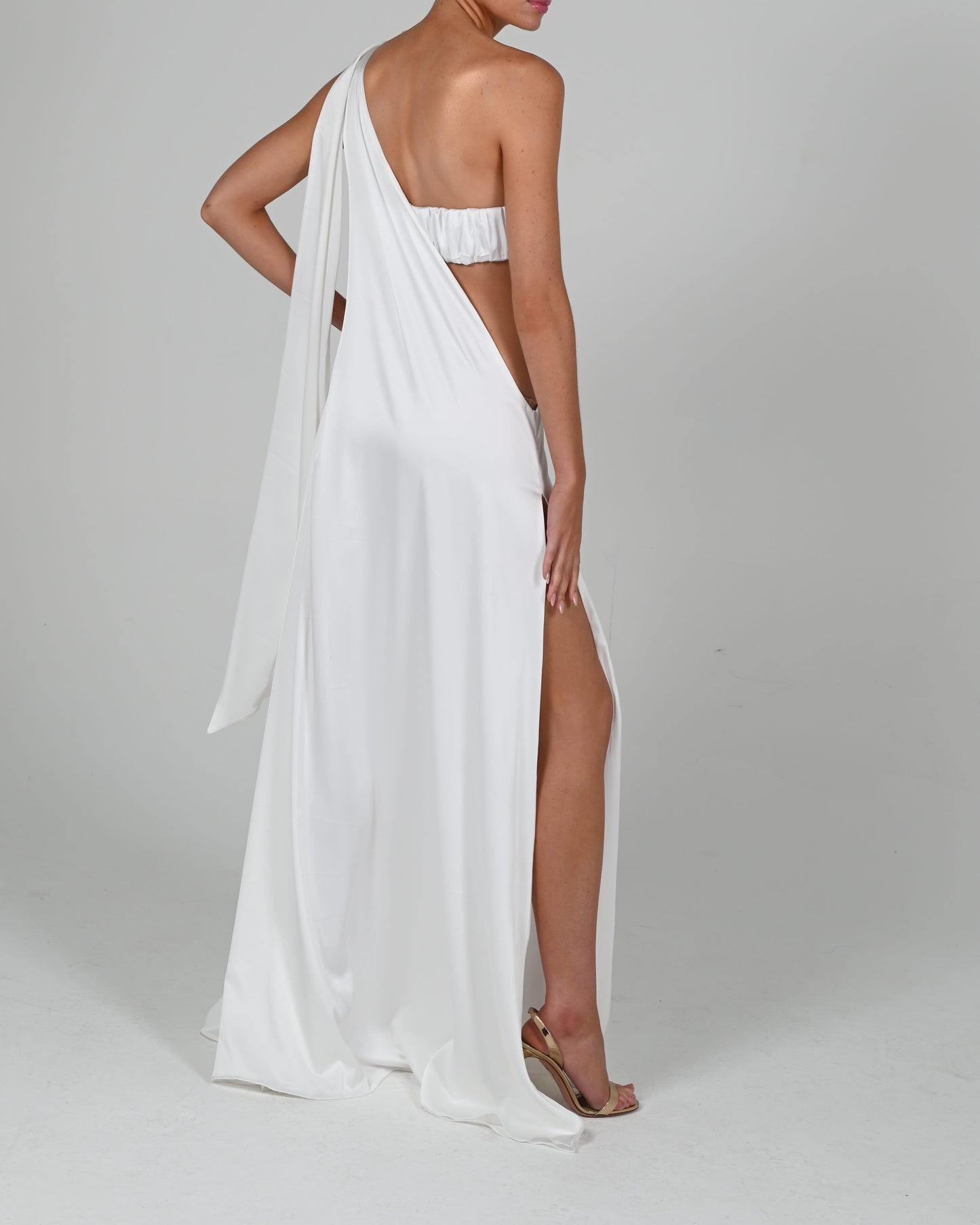 Anthia Maxi Dress in Ivory