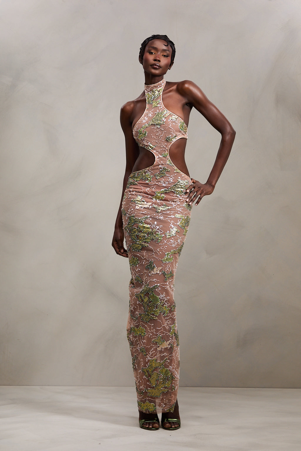 Seraphina Dress in Verdi