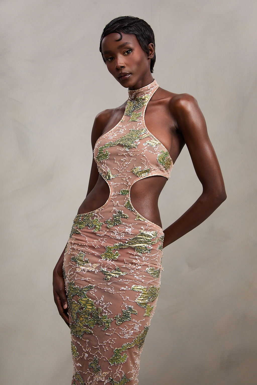 Seraphina Dress in Verdi