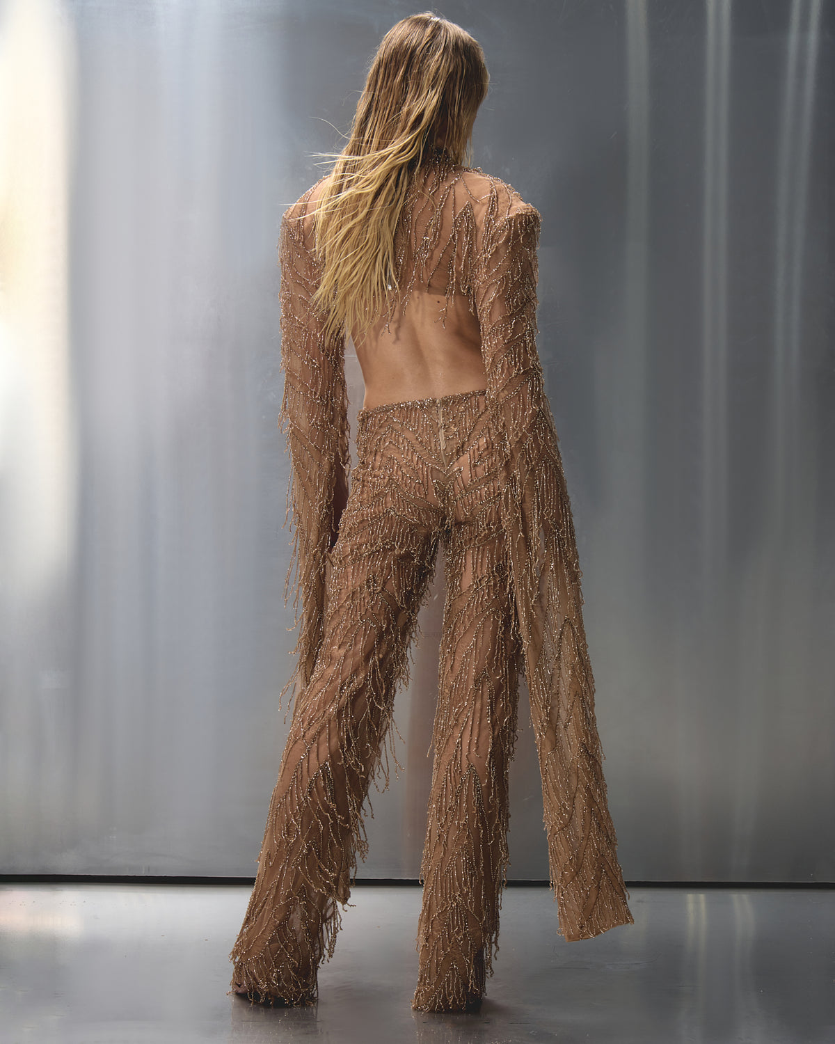 Gisele Trousers in Crystal Sands