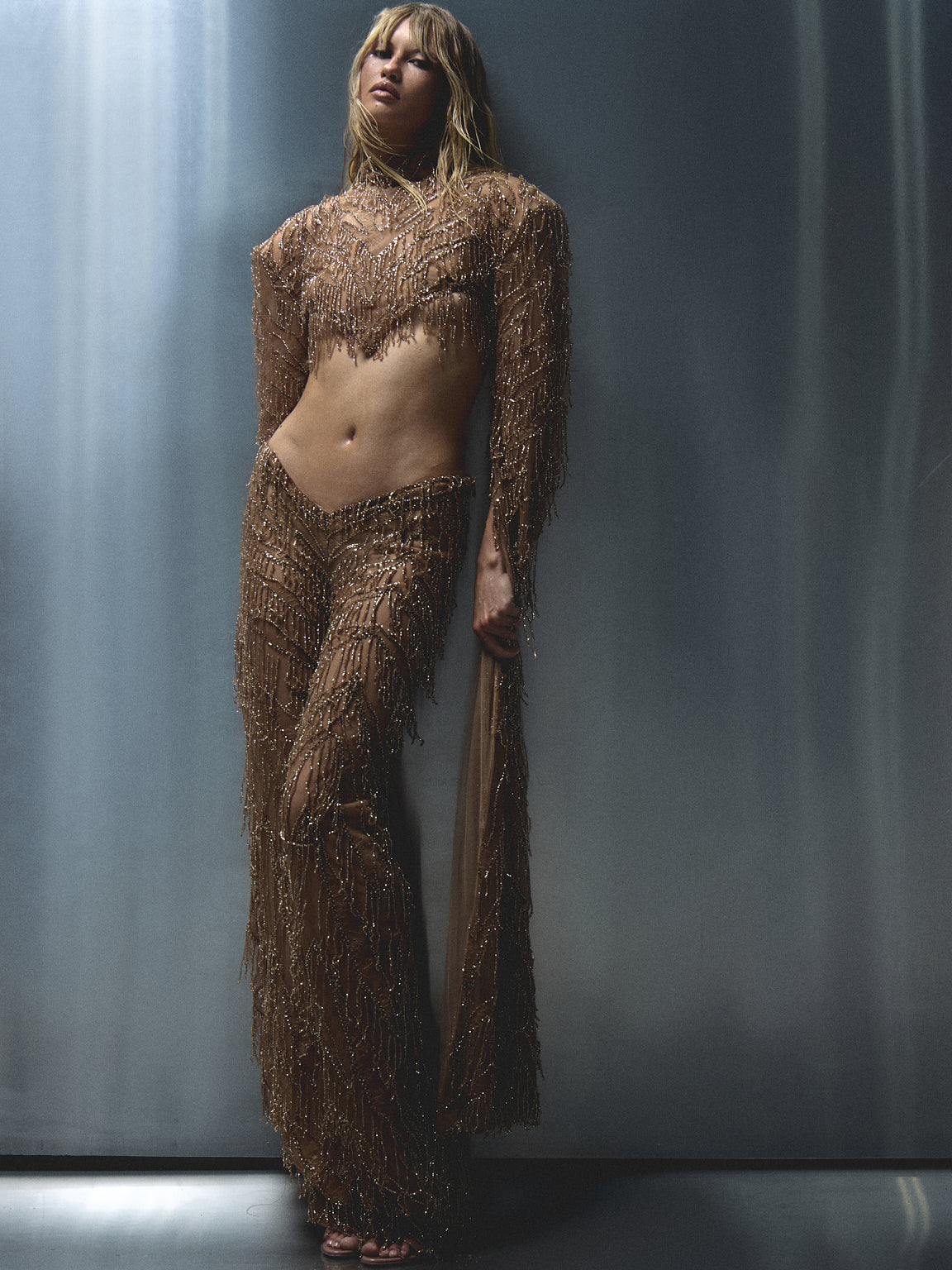 Gisele Trousers in Crystal Sands