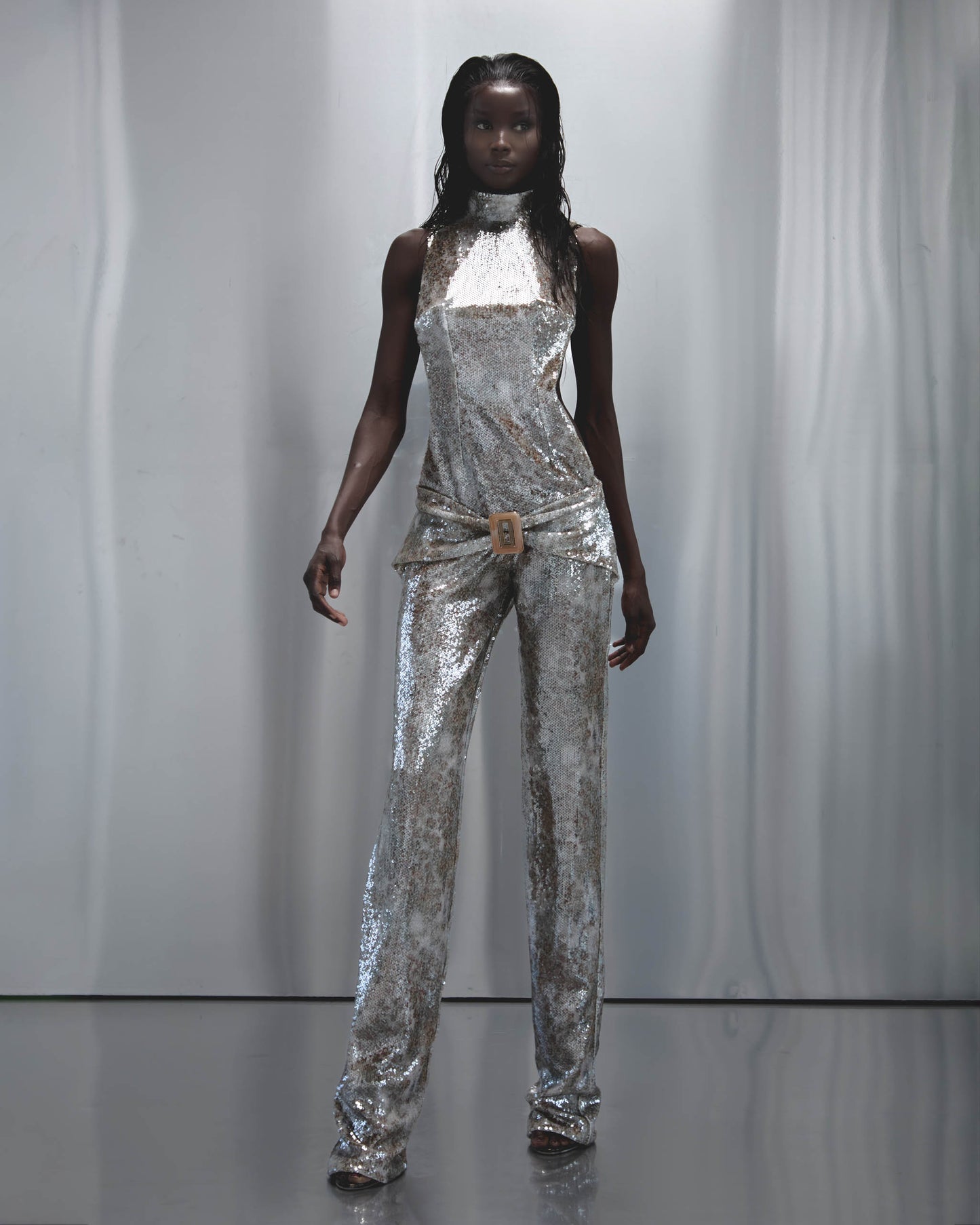 Shanni High Neck Jumpsuit