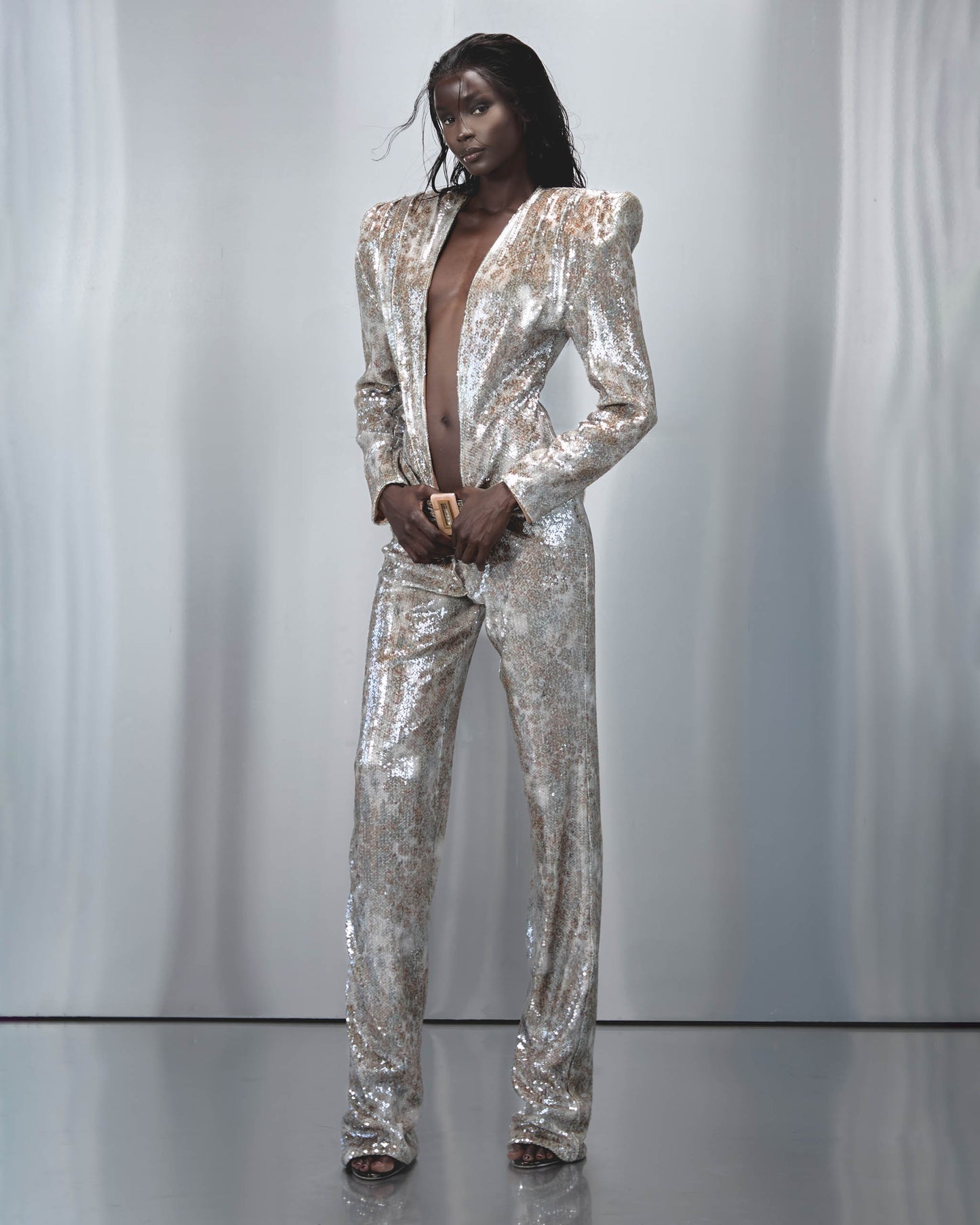 Shanni Plunge Neck Jumpsuit