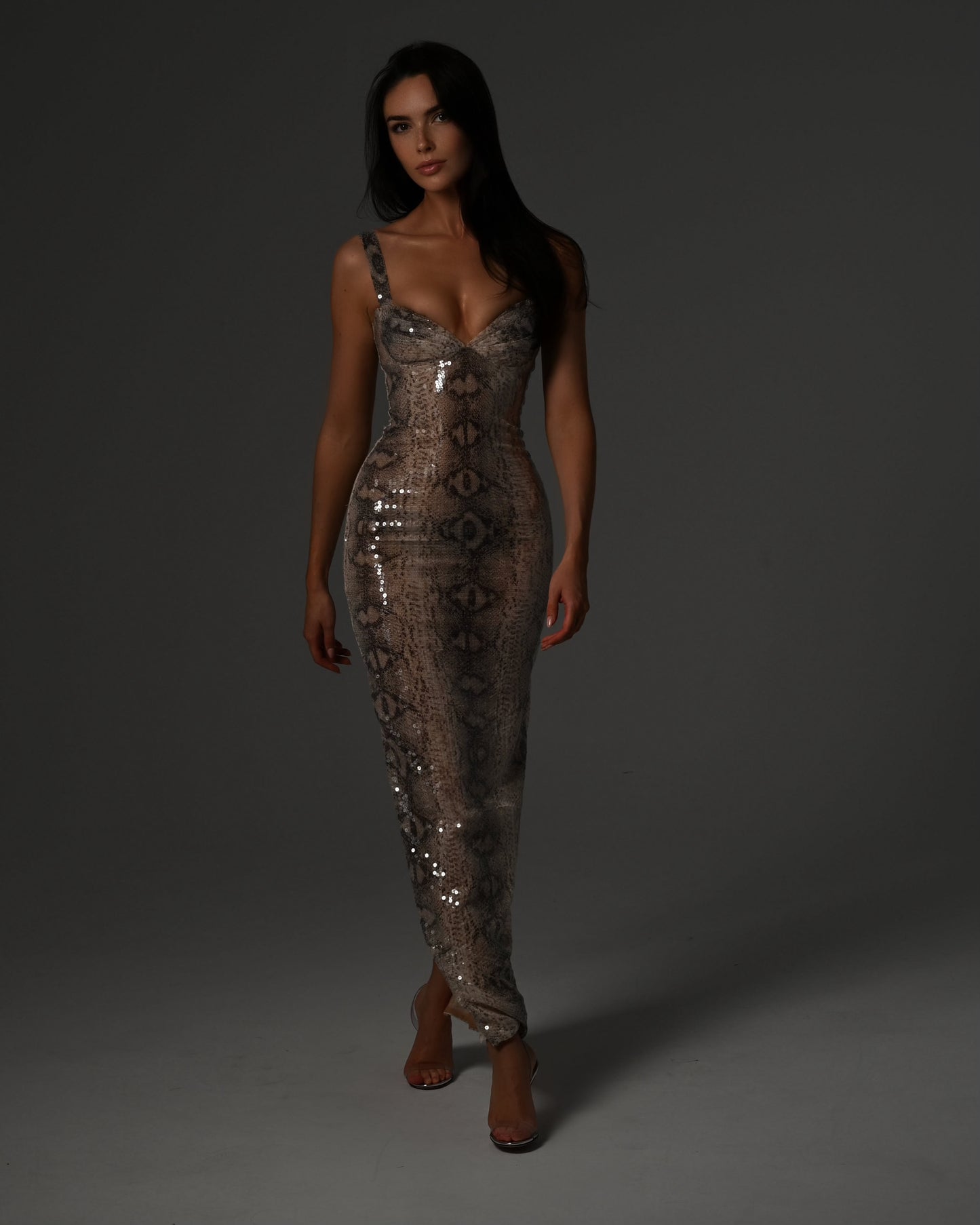 Renee Maxi Dress In Slither