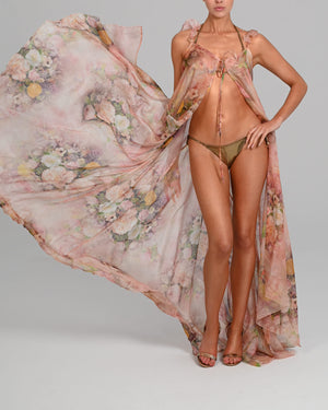 Krista Kaftan in Rose Silk