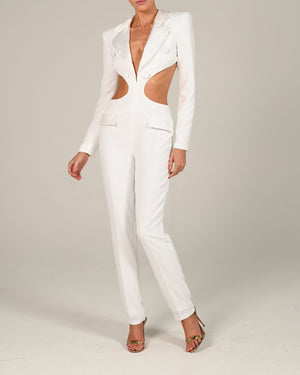 Ruby Jumpsuit in Ivory Ready To Ship