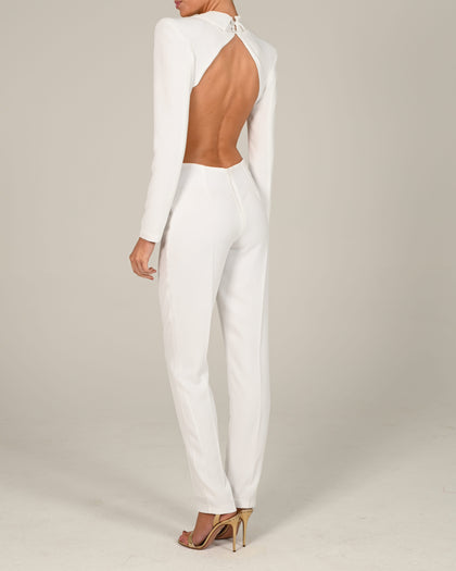 Ruby Jumpsuit in Ivory Ready To Ship