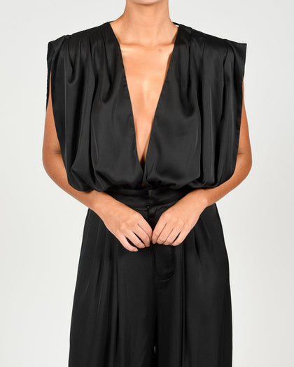 Yasmin Jumpsuit in Black Ready To Ship