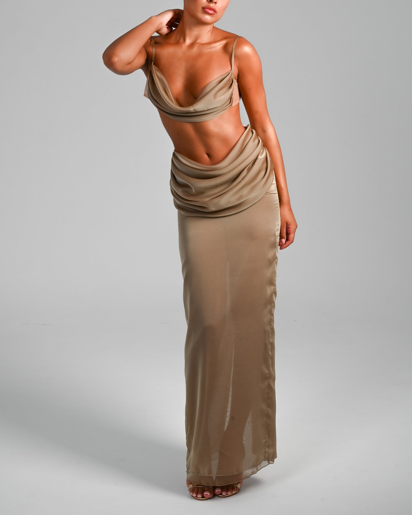 Hera Maxi Skirt in Blondie Sample Sale