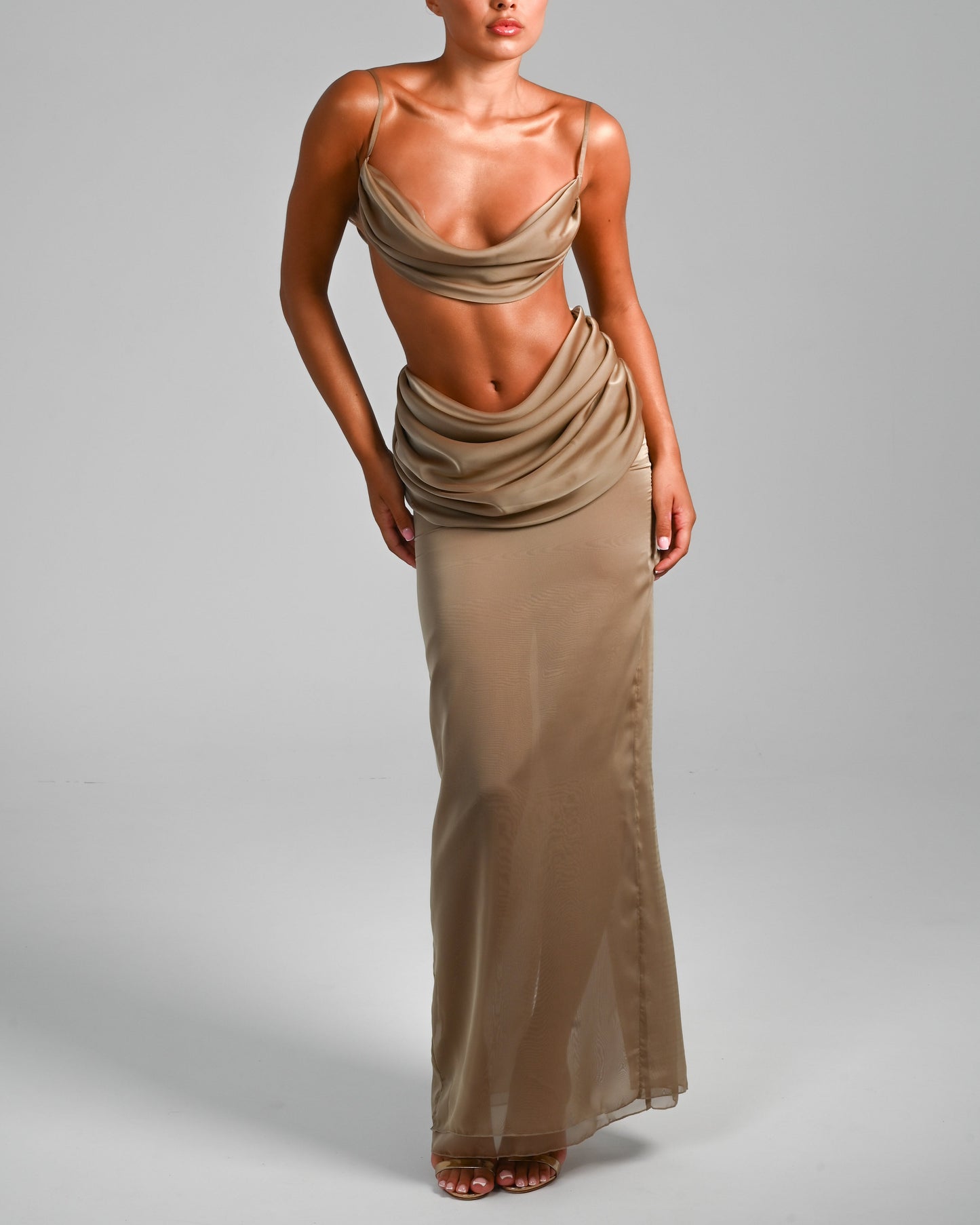 Hera Maxi Skirt in Blondie Sample Sale