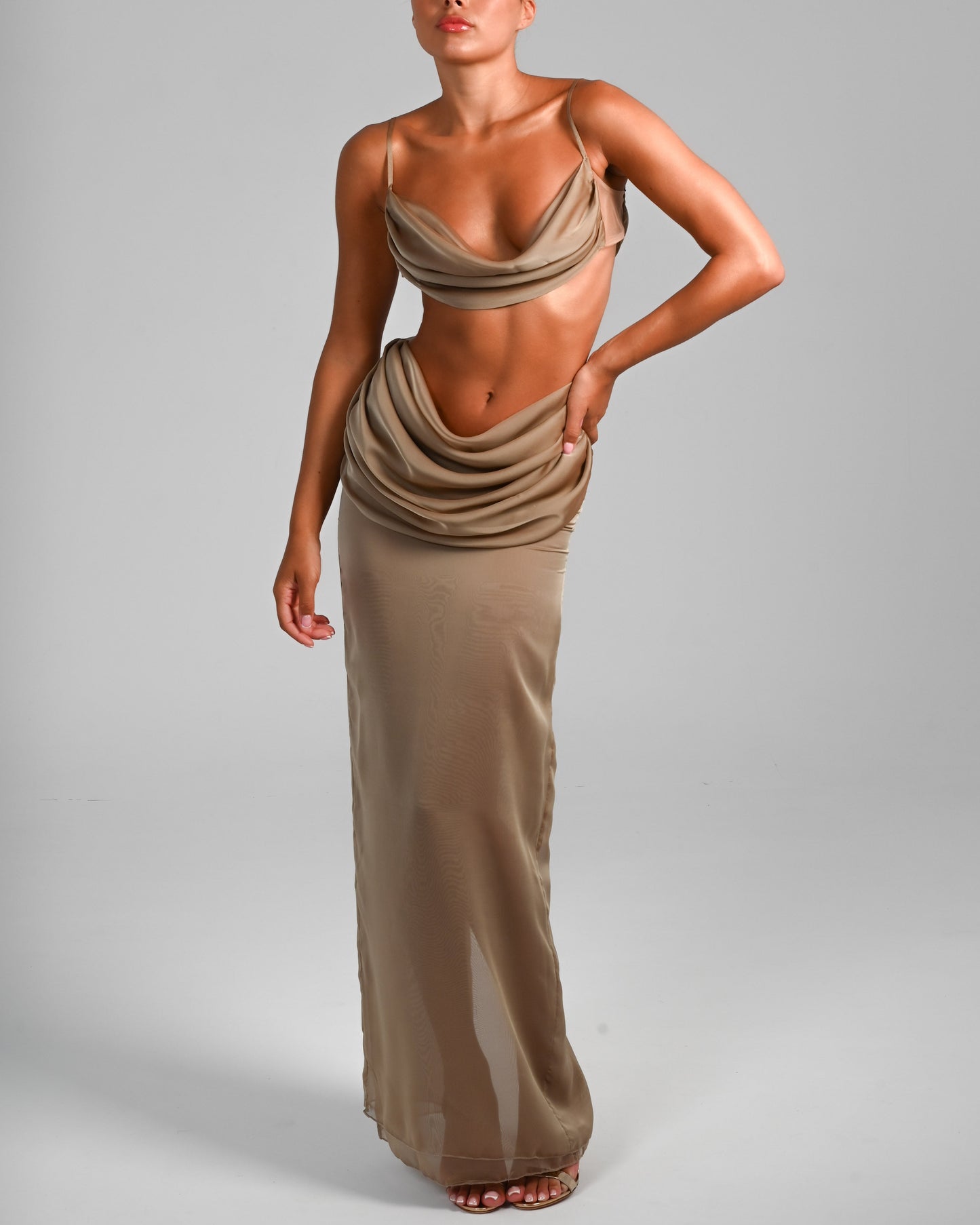 Hera Maxi Skirt in Blondie Sample Sale