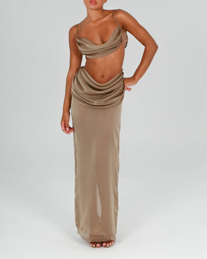 Hera Maxi Skirt in Blondie
