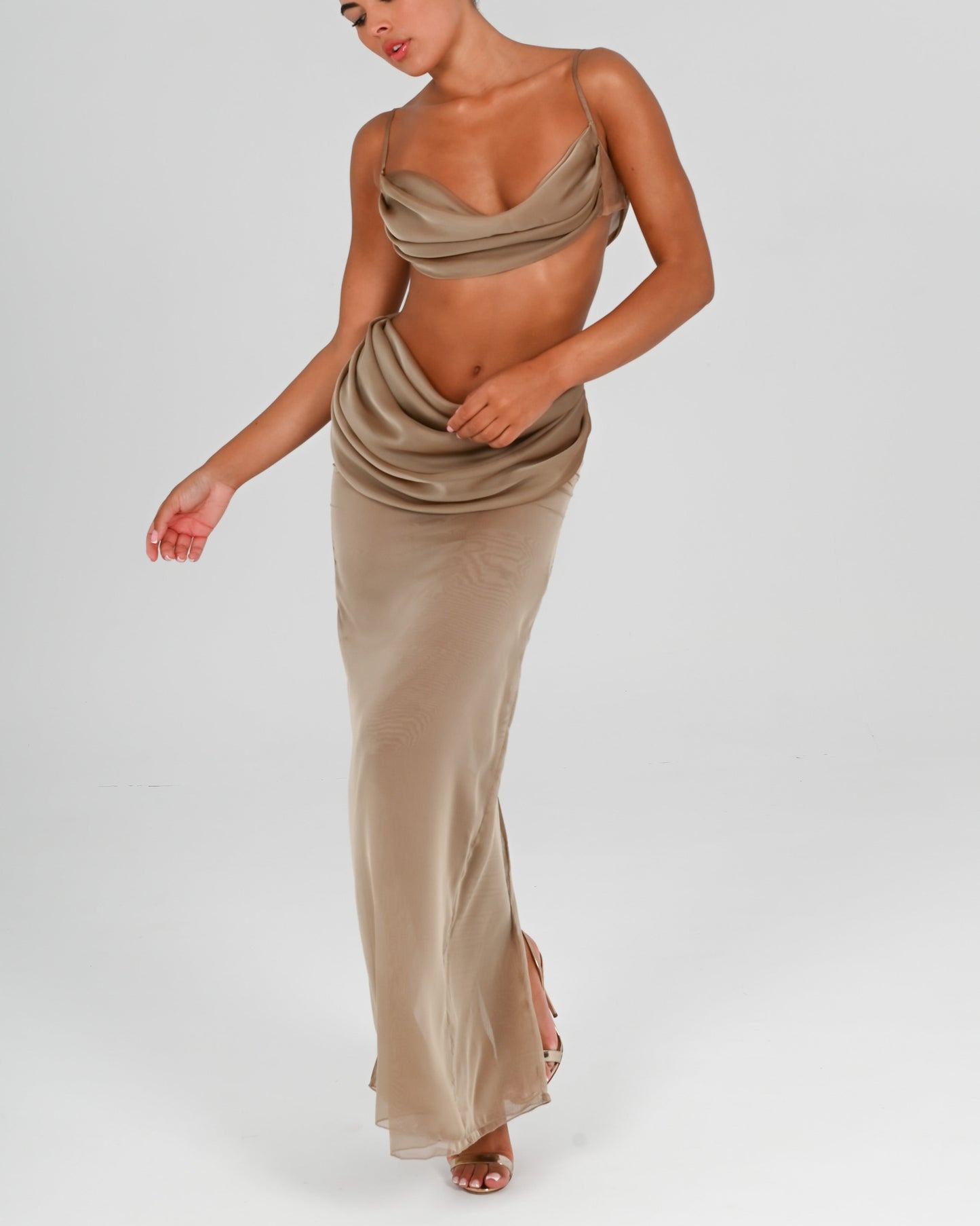 Hera Maxi Skirt in Blondie Sample Sale