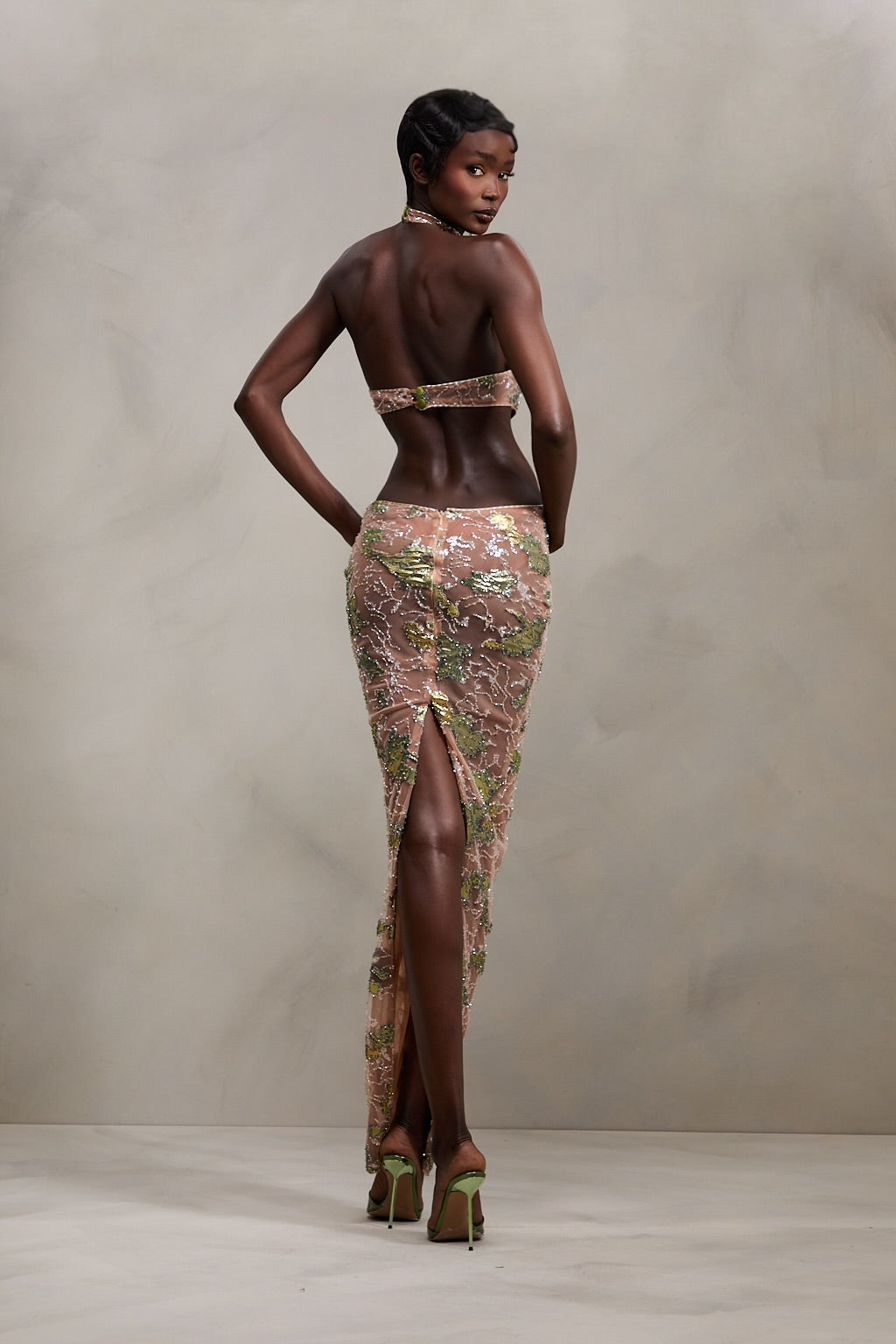 Seraphina Dress in Verdi