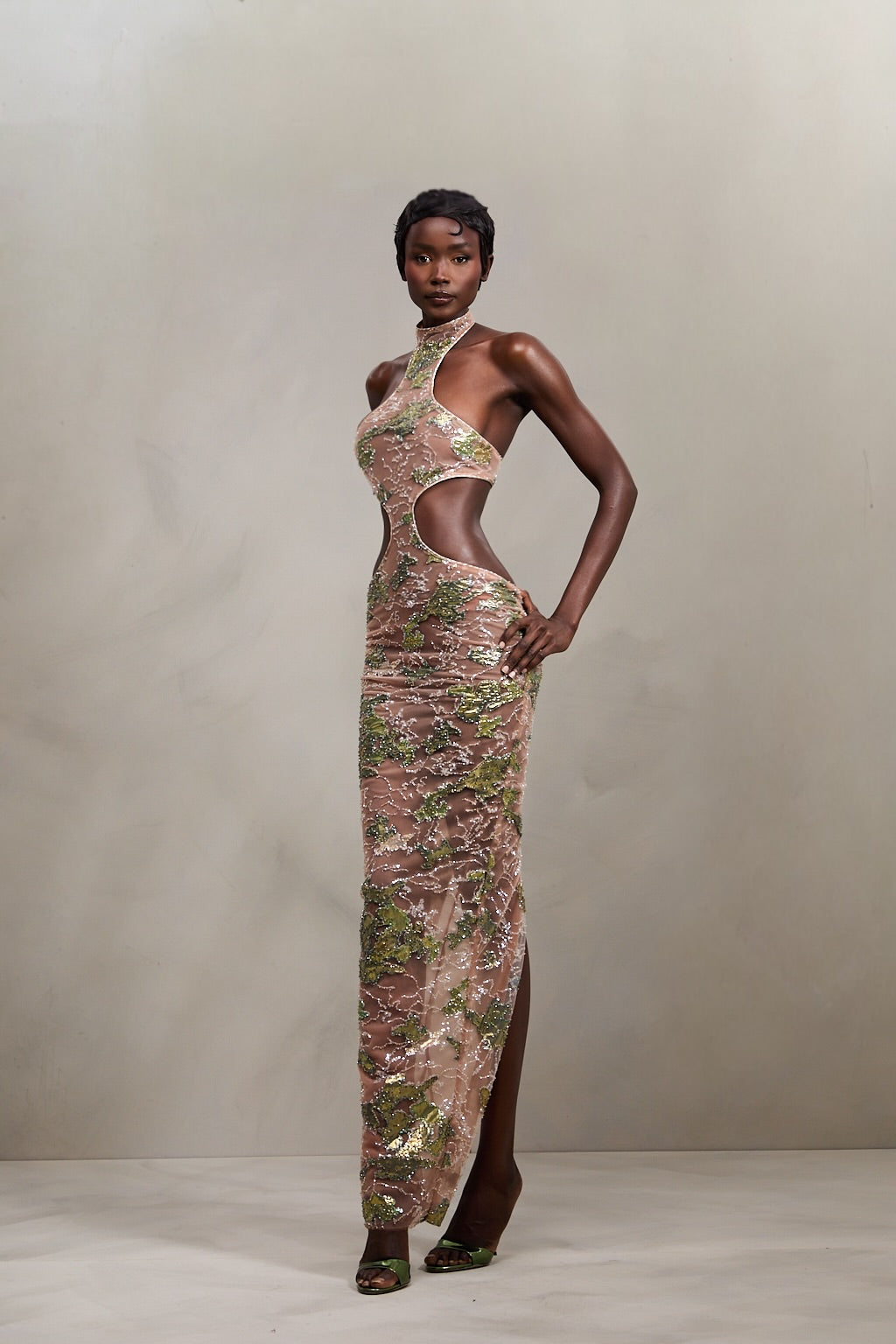 Seraphina Dress in Verdi