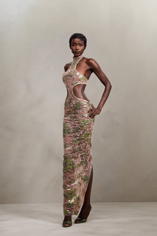 Seraphina Dress in Verdi