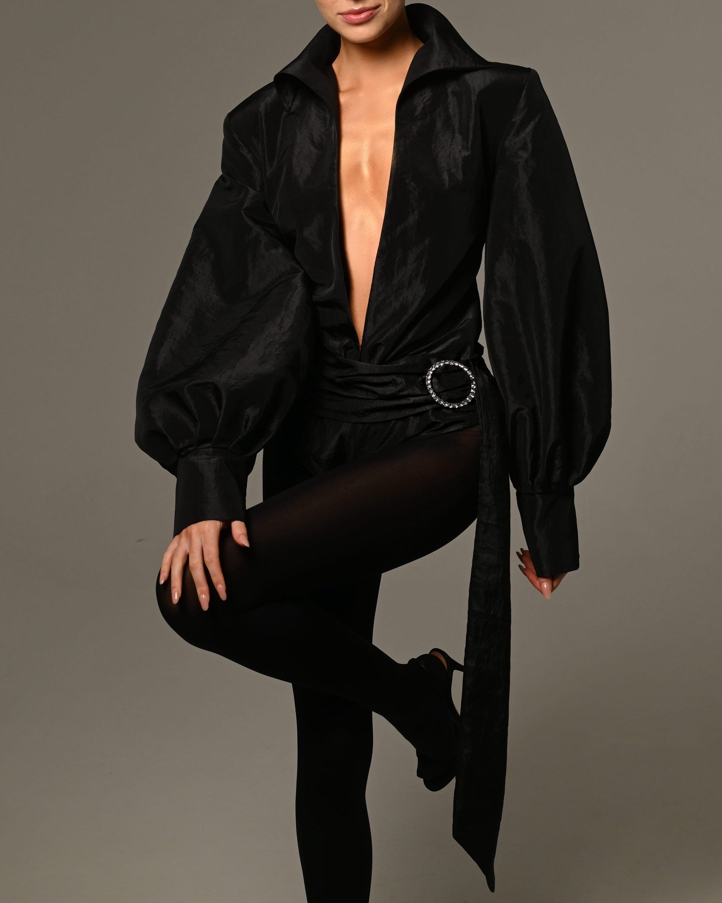 Tarni Romper in Black