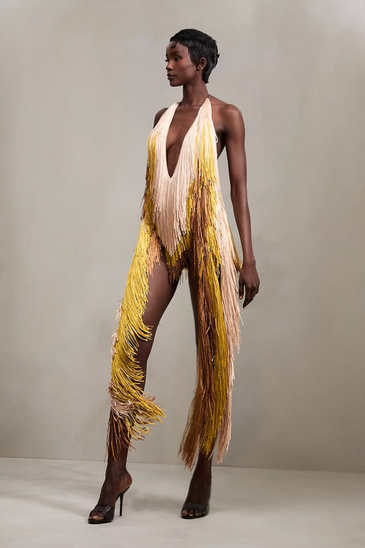 Zadie Dress in Desert Palm