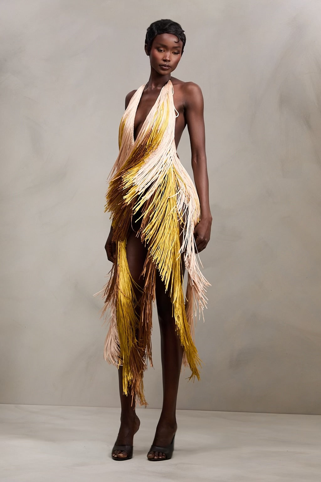 Zadie Dress in Desert Palm