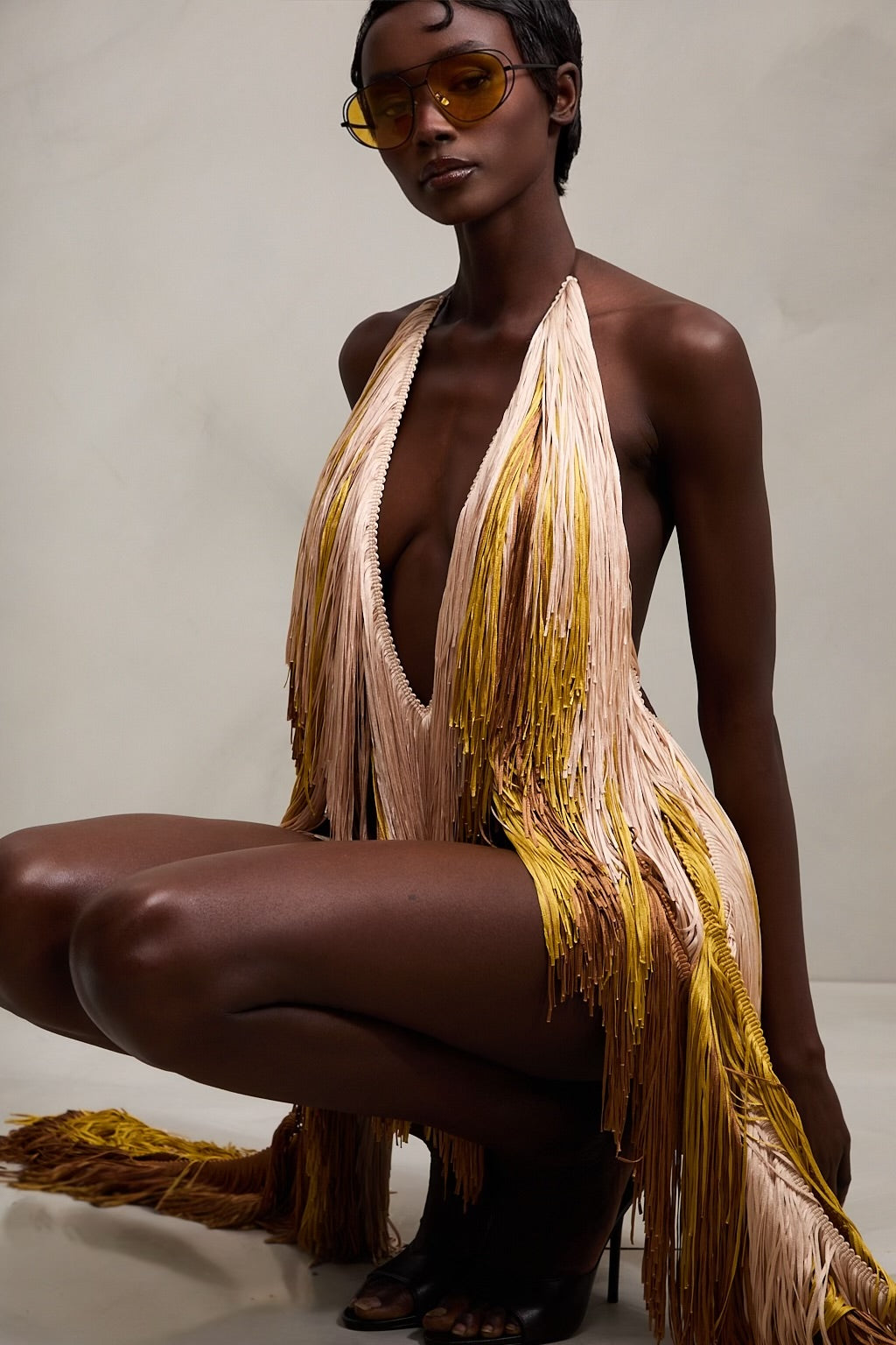 Zadie Dress in Desert Palm