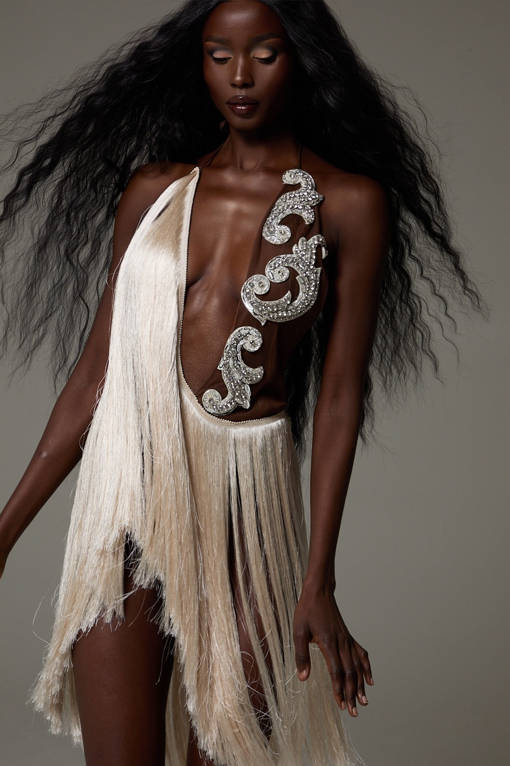 Lola Dress in Crystal Tide