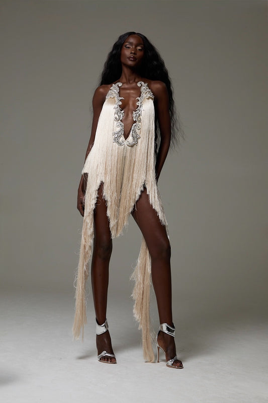 Mimi Dress in Crystal Tide