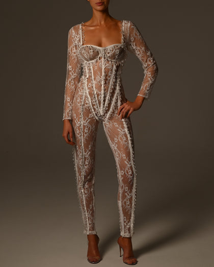Cici Jumpsuit in White