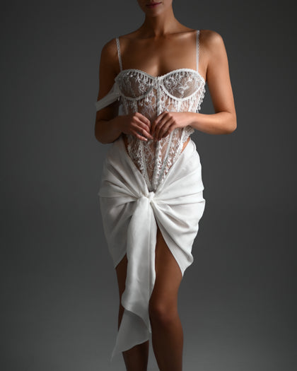 Cici Cami Dress in White