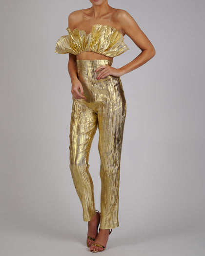 Shelby Trousers in Gold